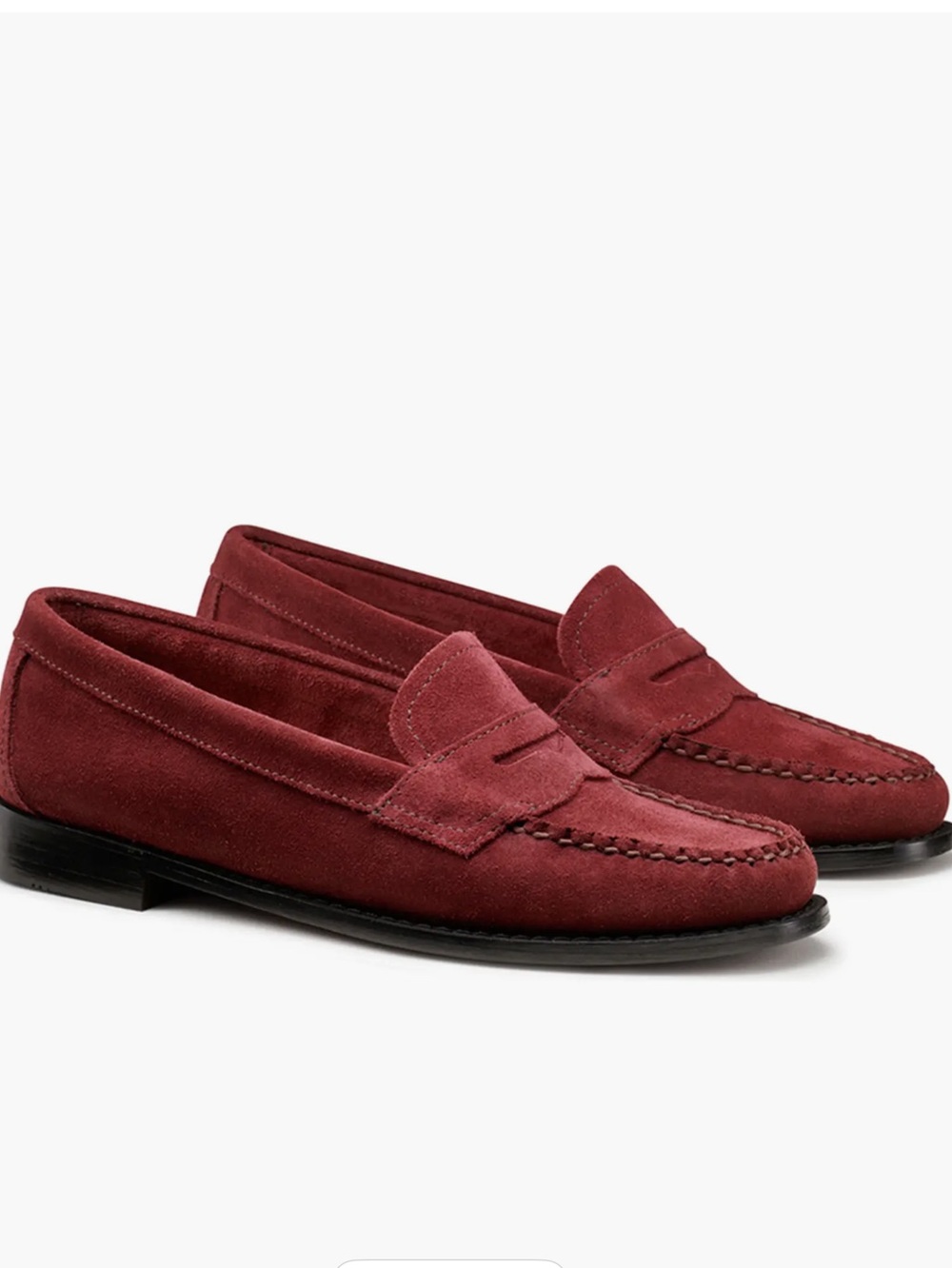 G.H.BASS Weejuns women Willa Penny Loafer, Deep Burgundy, Size 9.5, NWT DISPLAY